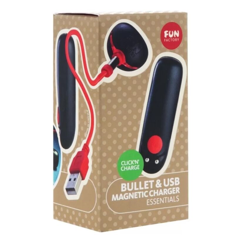 Vibromasseur Bullet Compact Rechargeable Noir - Fun Factory