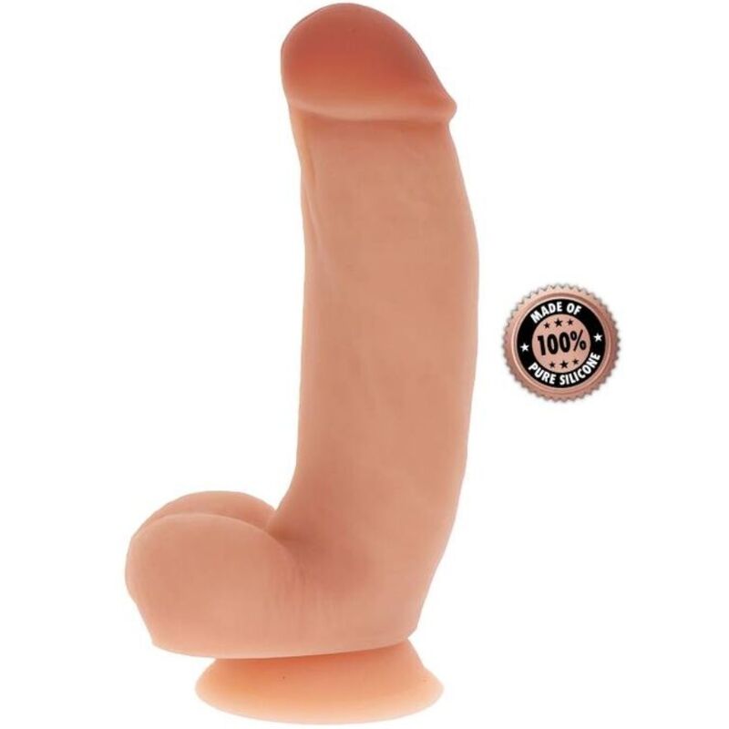 Gode Réaliste Get Real 18cm avec Testicules Couleur Chair