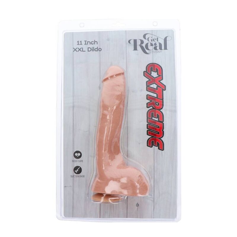 Gode XXL Réaliste Get Real avec Ventouse 28 cm - Get Real
