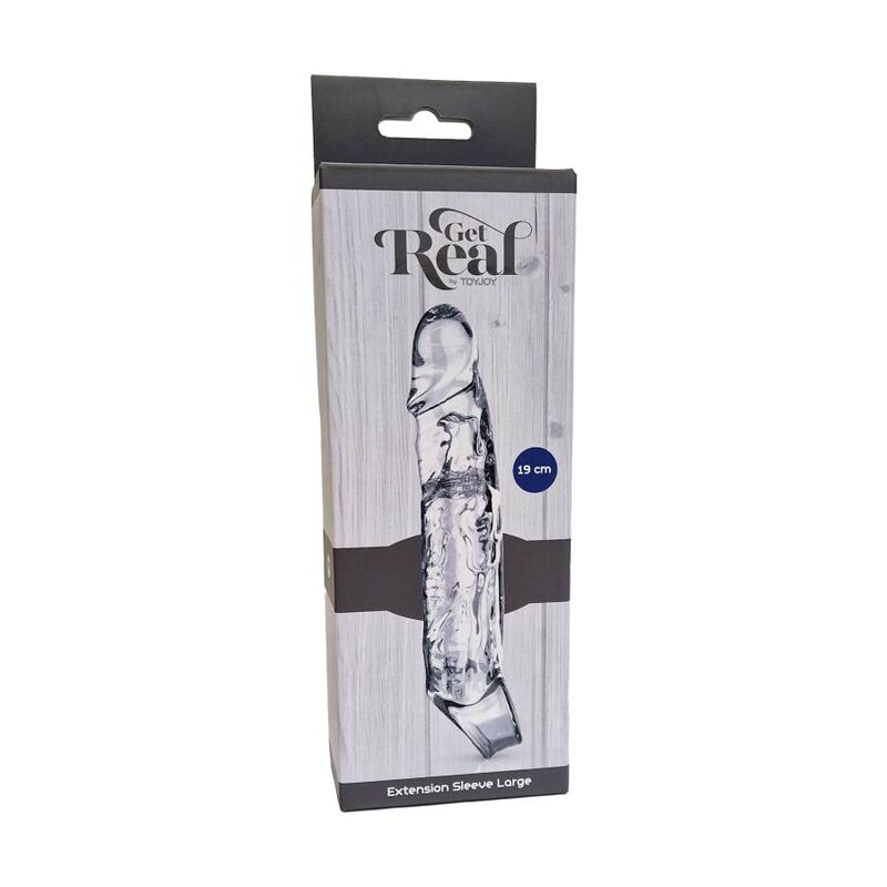 Manchon Extension Get Real 19 cm Transparent - Get Real