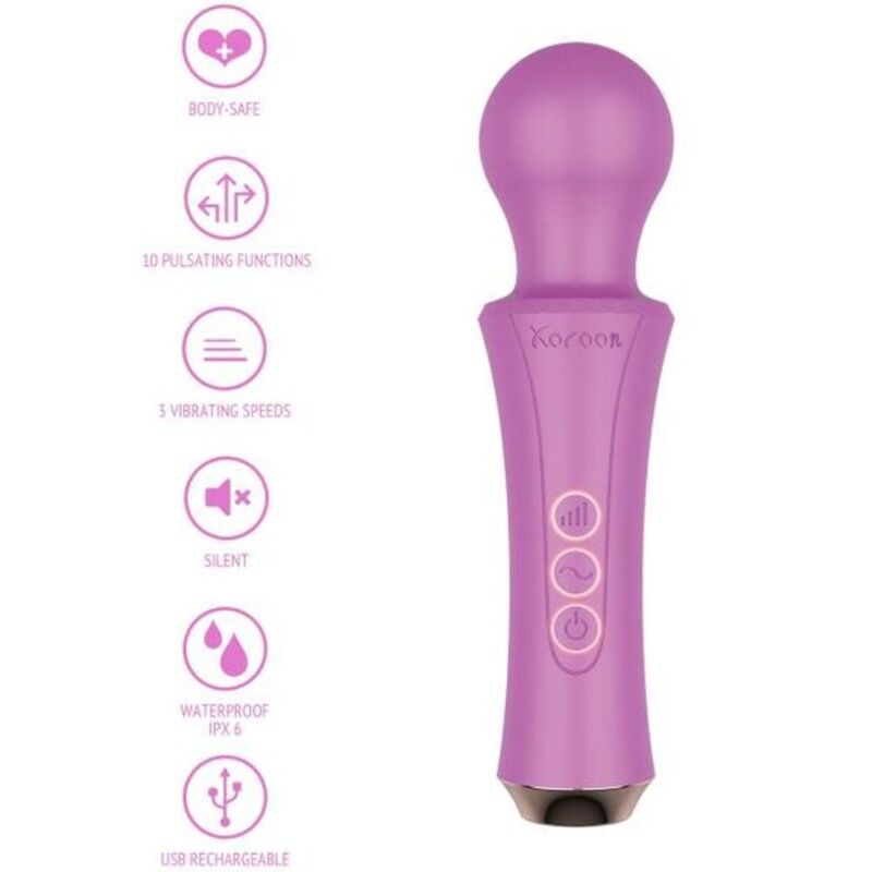 Mini baguette de massage Personal Wand fuchsia - Xocoon - XOCOON