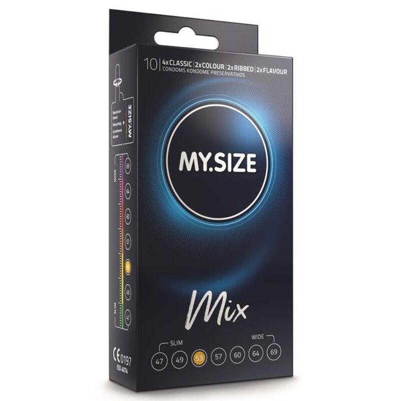 Préservatifs Mix Variétés 53mm - My Size - MY SIZE MIX