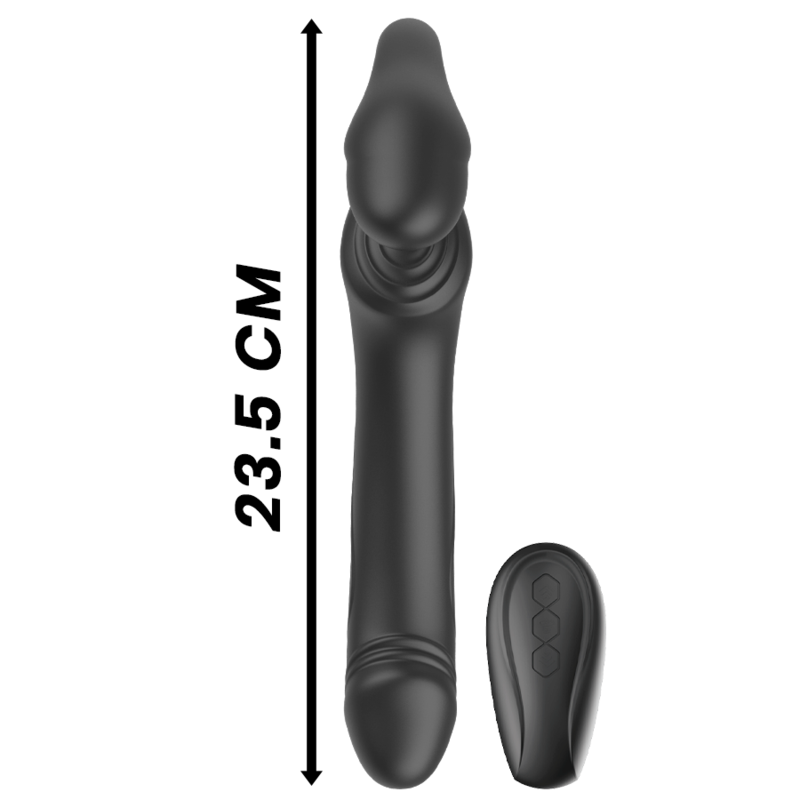 Gode Ceinture Télécommandé Ibiza Strapless Noir - Ibiza