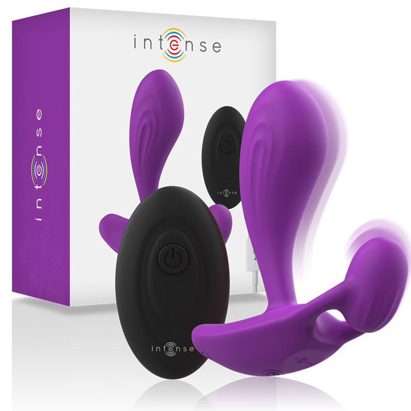 Plug Anal Vibrant Intense Shelly Violet avec Télécommande