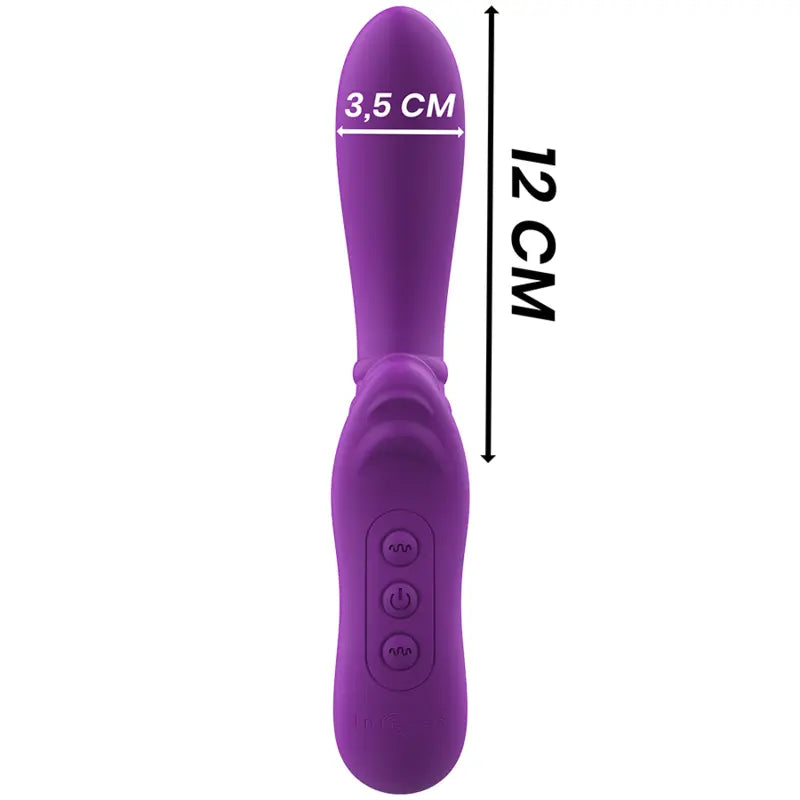 Intensiver Klitoris-Vibrator Harry mit Zunge Violett - Intense