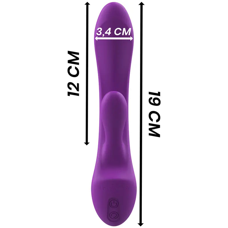 Vibromasseur Rabbit Luigi Double Stimulation Violet - Intense
