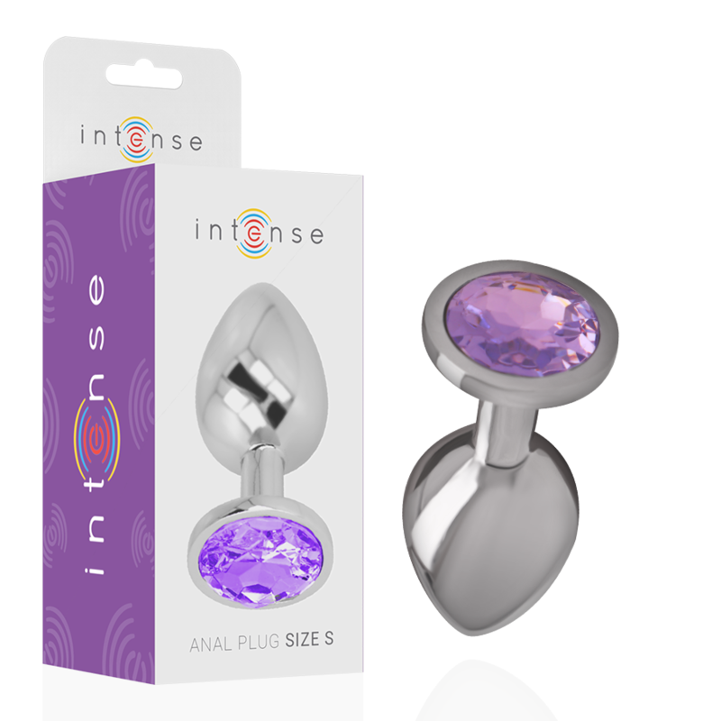 Plug Anal Métal Intense Diamond Jewel Taille L Violet - Intense