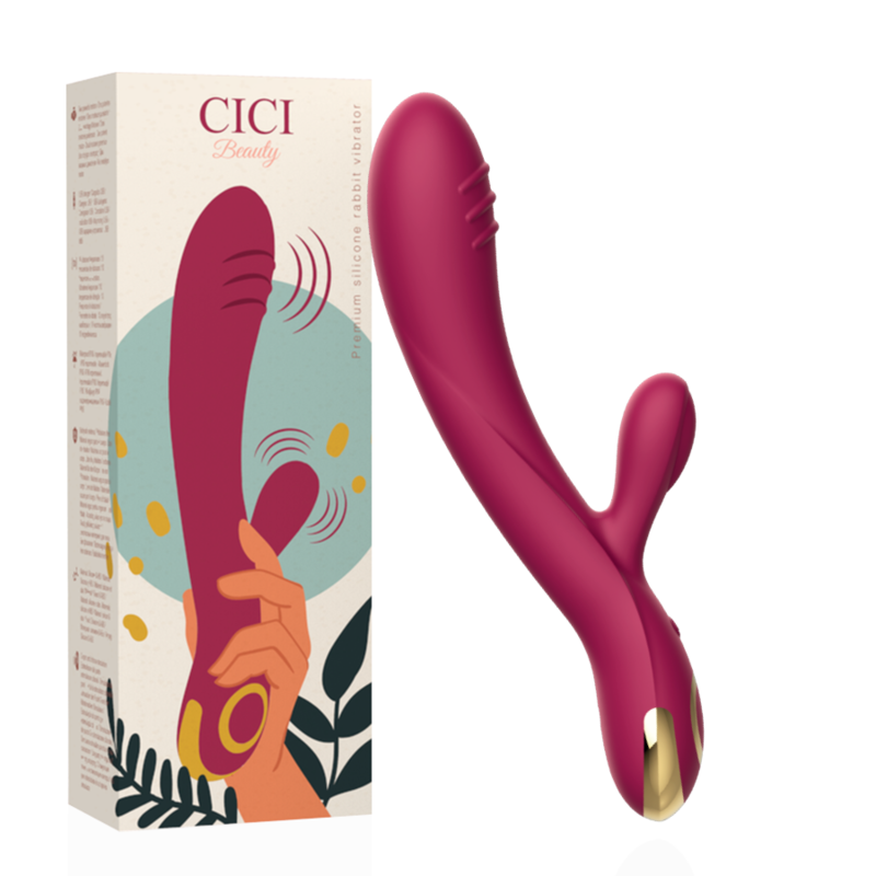 Cici Beauty - Vibromasseur Rabbit en Silicone Premium Rose