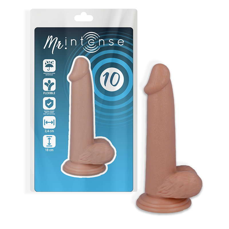 Mr. Intense - Gode Ventouse Réaliste Couleur Chair / 18 cm