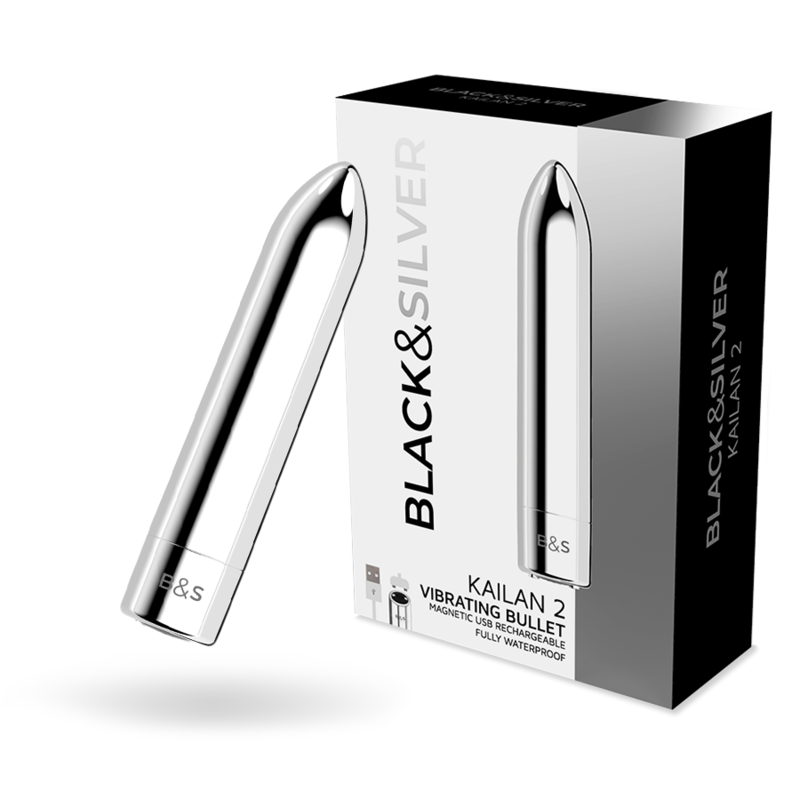 Stimulateur Balle Vibrante Kailan 2 Argenté - Black&Silver