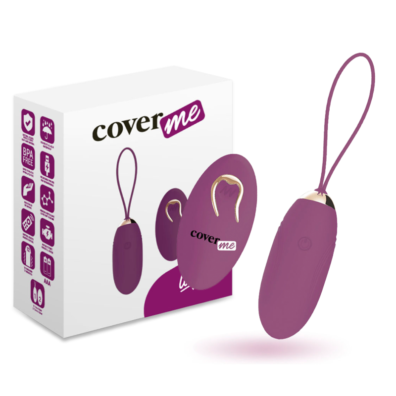 Œuf Vibrant Télécommandé Lapi Lilas - Coverme