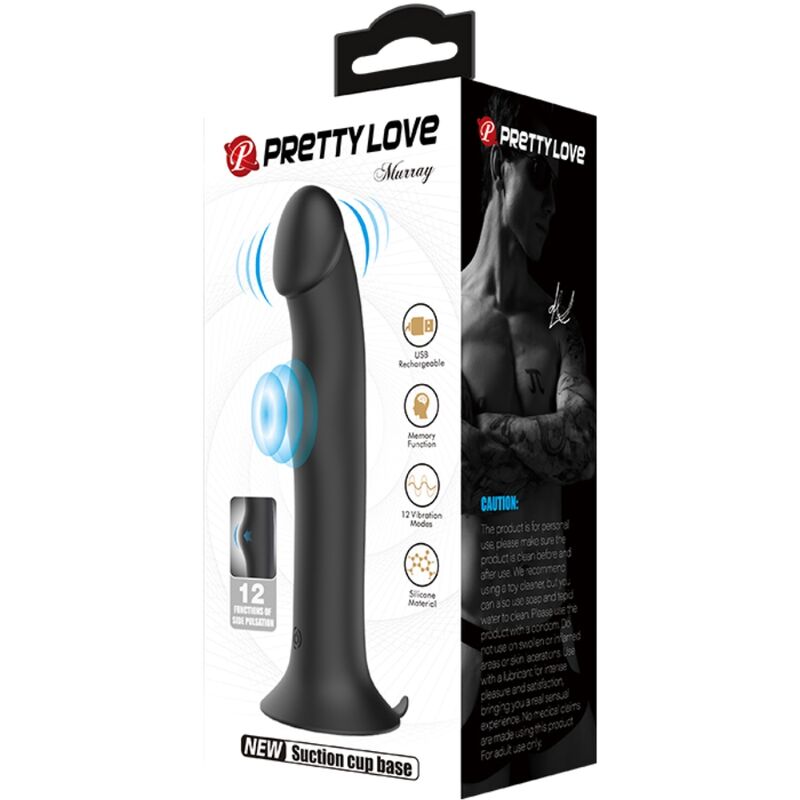Vibrateur Murray Ondes Stimulantes Noir - Pretty Love - PRETTY LOVE FLIRTATION