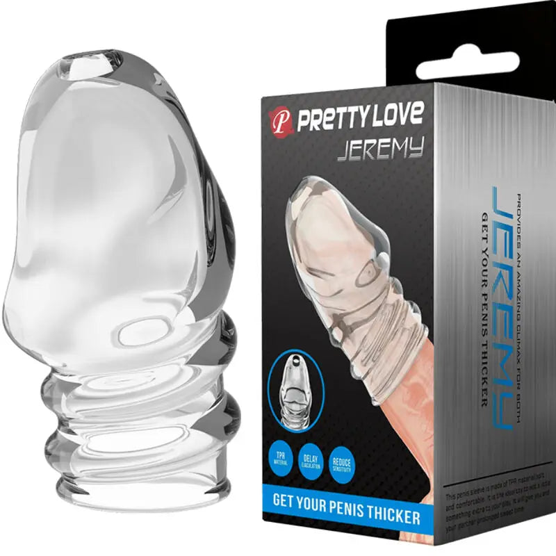 Pretty Love - Manchon Épaississant pour Pénis - Transparent