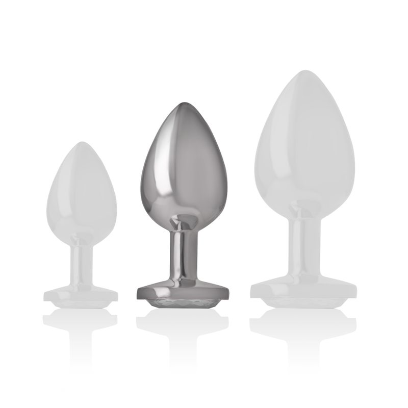 Plug Anal Métal Intense Diamond Jewel Blanc M - Intense