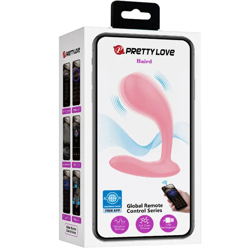 Vibromasseur Point G Baird Connecté Rose - Pretty Love - PRETTY LOVE FLIRTATION