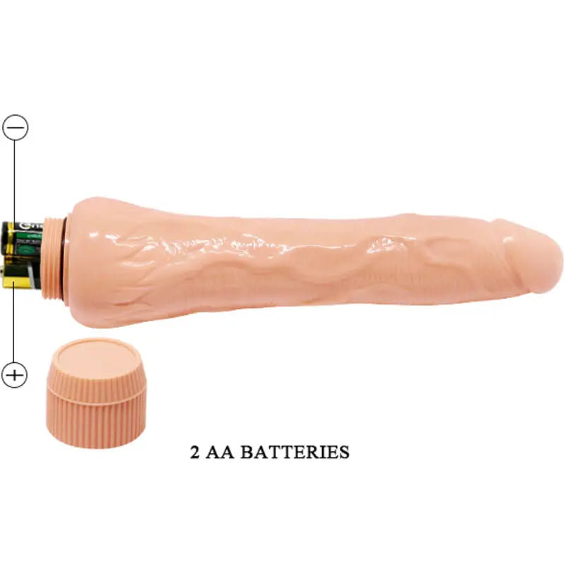 Realistischer XXL-Vibrator Fleischfarben 25cm - Baile