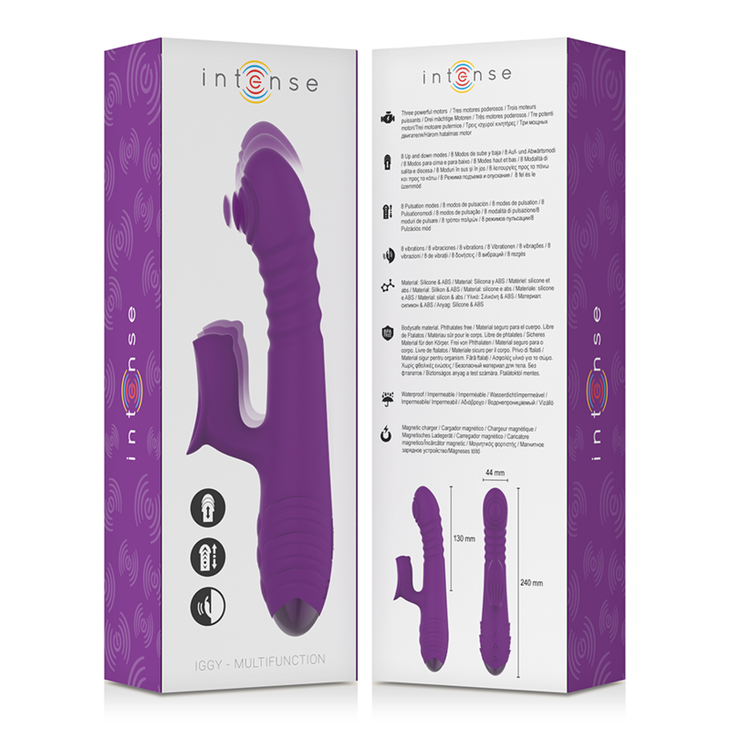 Vibromasseur Multifonction Iggy Up & Down Violet - Intense
