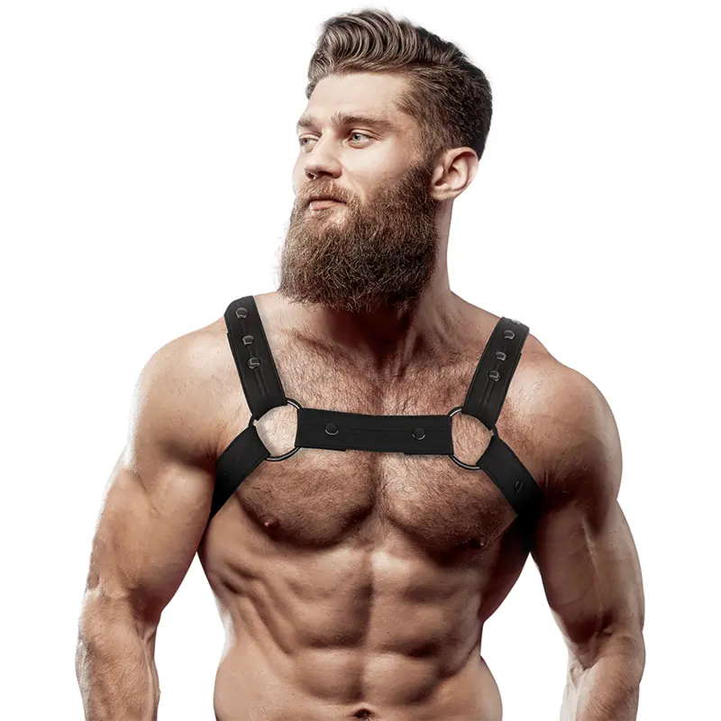 Harnais de Poitrine Sport Néoprène Réglable - Fetish Submissive