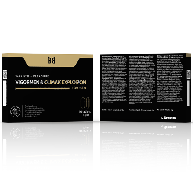 Complément masculin Black Bull Vigormen & Climax Explosion 10 gélules - Black Bull