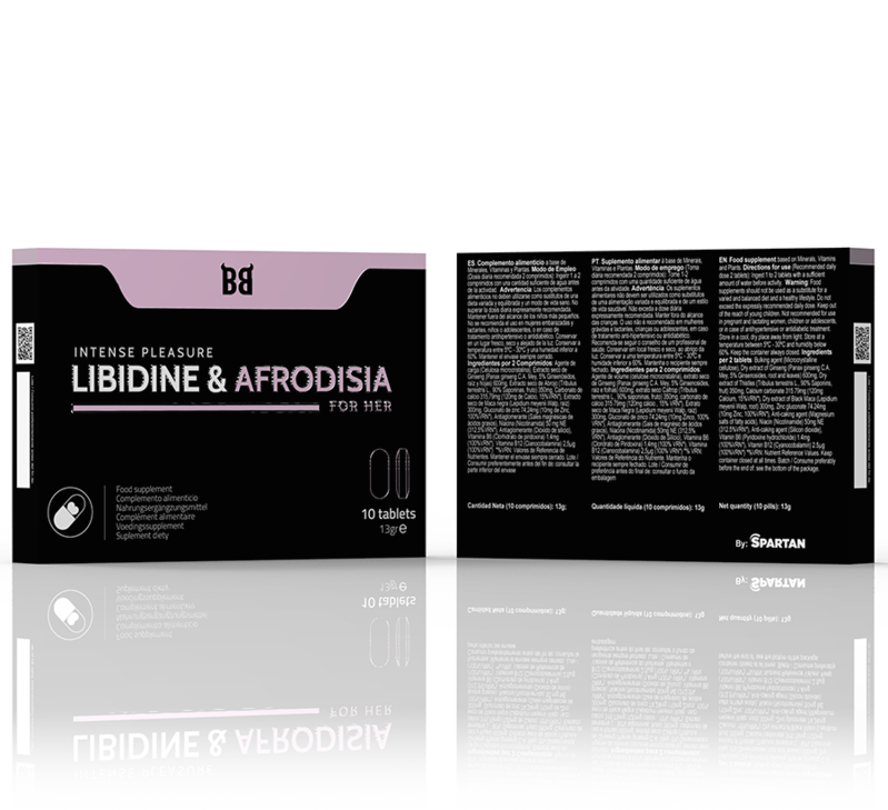 Complément libido Libidine & Afrodisia pour elle 10 cp - Black Bull