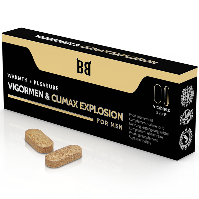 Complément Alimentaire Vigormen & Climax Explosion - Black Bull - BLACK BULL