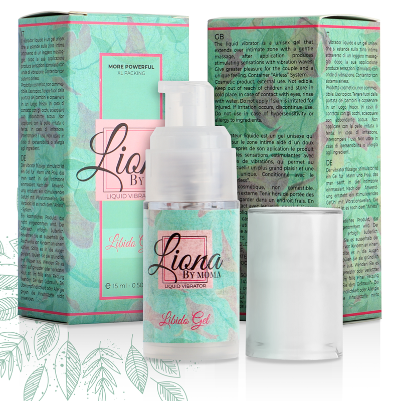 Gel stimulant libido Liona vibrateur liquide 15 ml - Liona by Moma - LIONA BY MOMA
