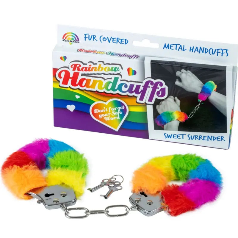 Menottes Fourrure Arc-en-Ciel Spencer & Fleetwood