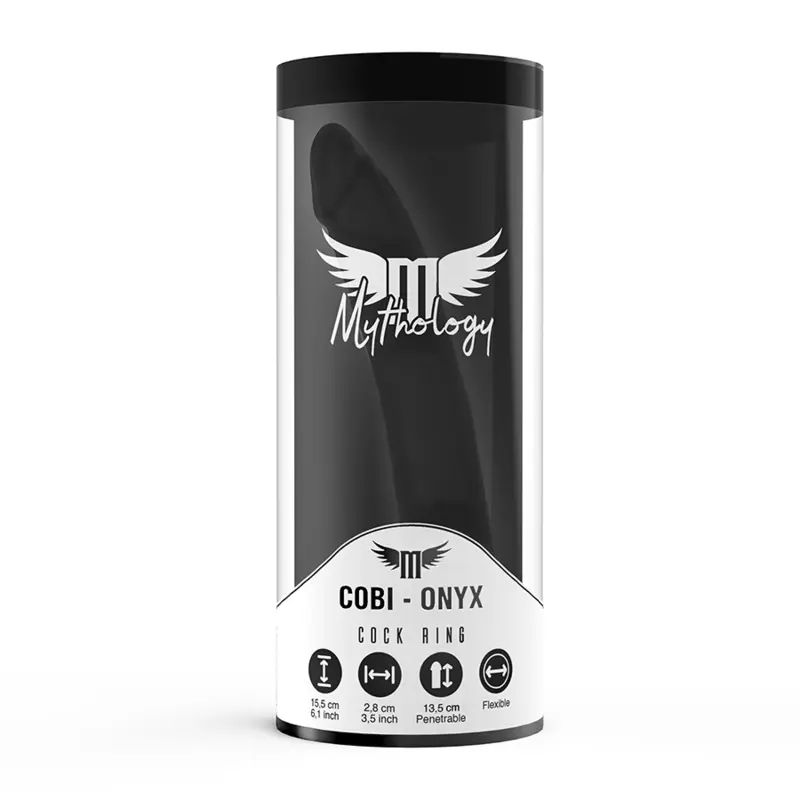 Gode Anal Cobi Onyx 13cm avec Anneaux - Mythology - MYTHOLOGY FANTASY DILDO