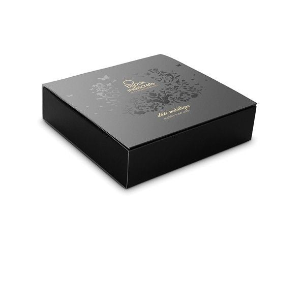 Bijoux Indiscrets - Collier Buste Désir Métallique - Noir