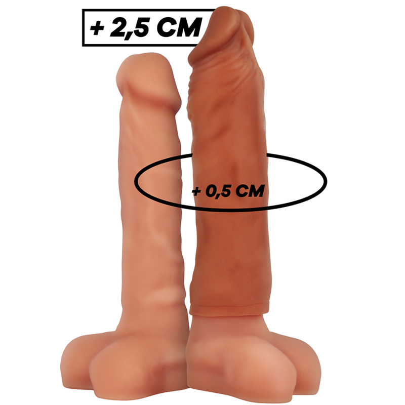 VirilXL - Extension de Pénis Réaliste V5 (+2,5cm) - Marron