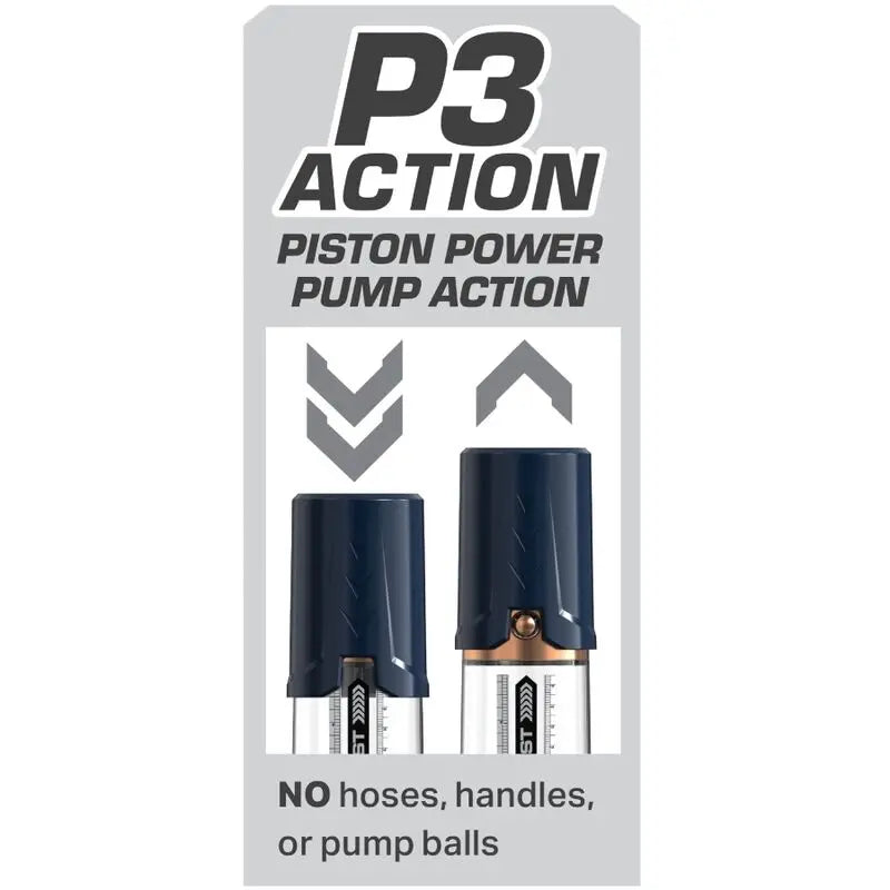 Pompe à Pénis Max Boost Manuelle Bleue - Pump Worx