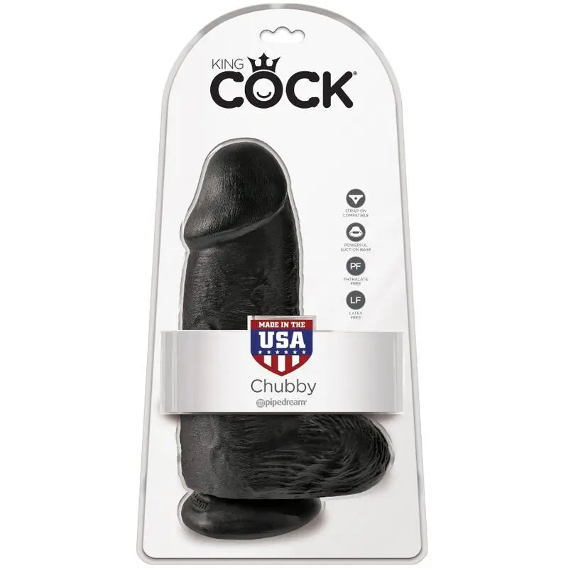 Gode Réaliste King Cock XL Noir 23cm - Pipedream