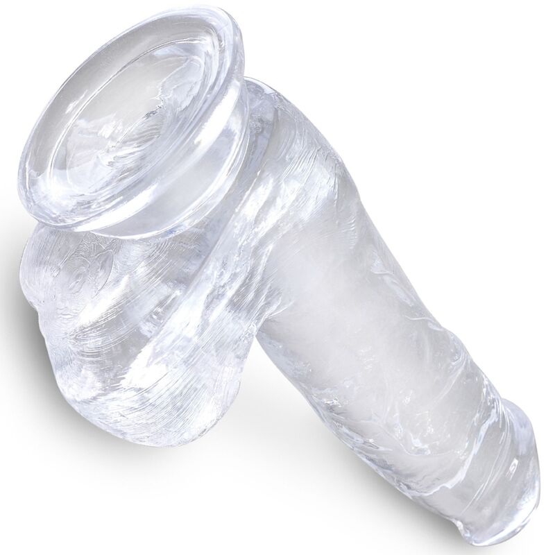 Gode Réaliste King Cock Clear Transparent 13,5cm - Pipedream