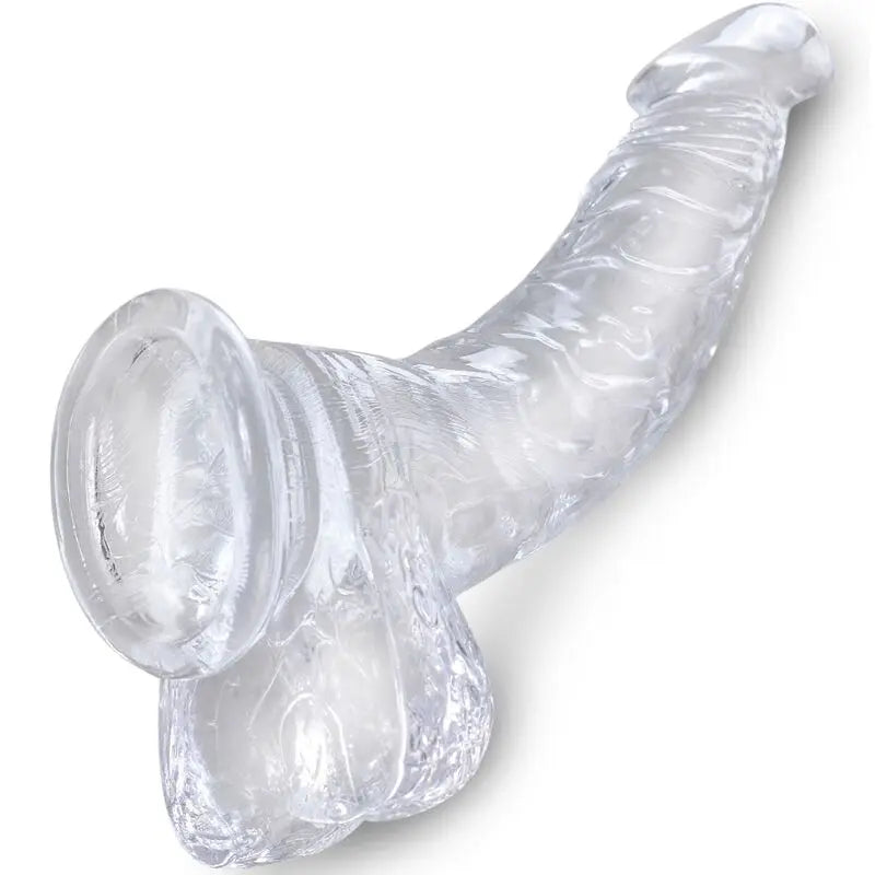 Gode Réaliste King Cock Clear Transparent Ventouse - Pipedream
