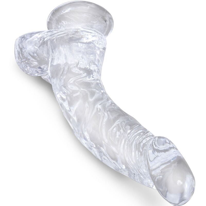 Gode Réaliste King Cock Clear Transparent Ventouse - Pipedream