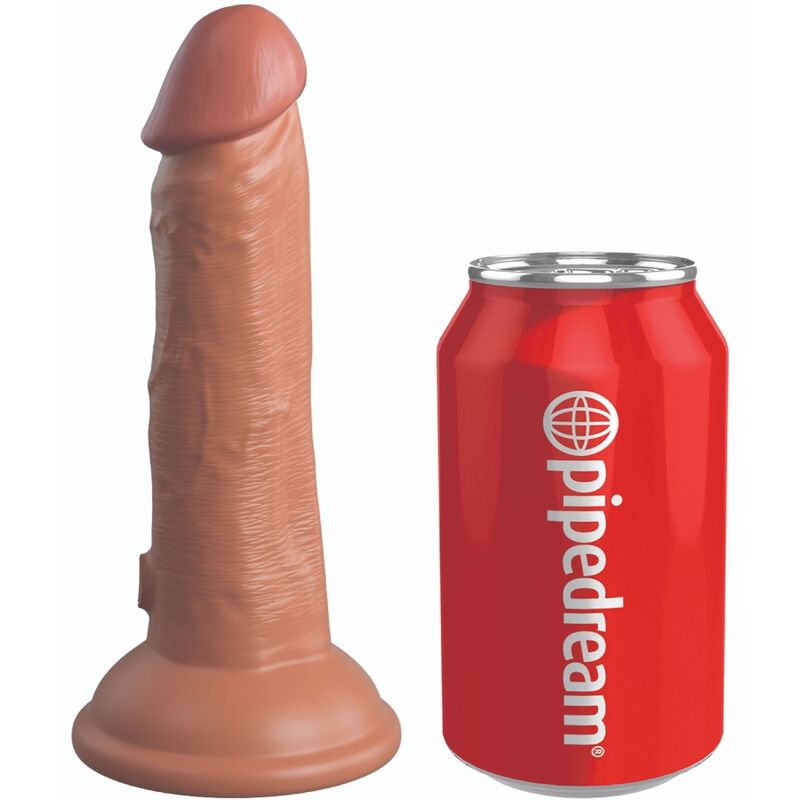 Gode Réaliste King Cock Elite Double Densité Caramel - Pipedream