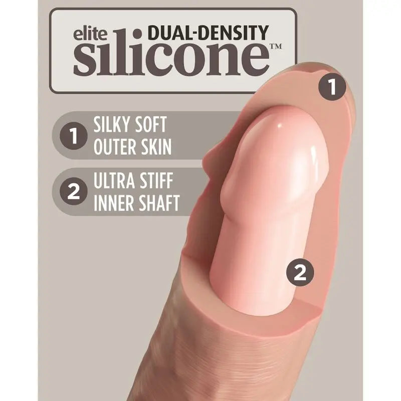 Gode Réaliste King Cock Elite XXL Chair 28cm - Pipedream