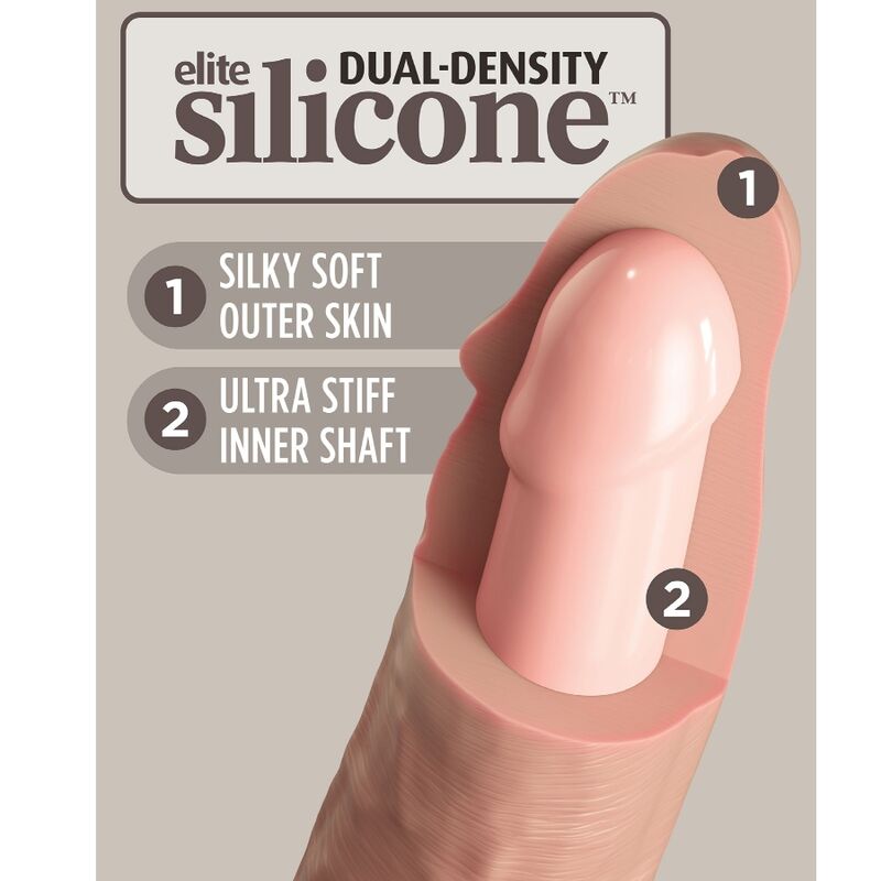 Gode Réaliste Vibrant King Cock Elite 15.2cm - Pipedream