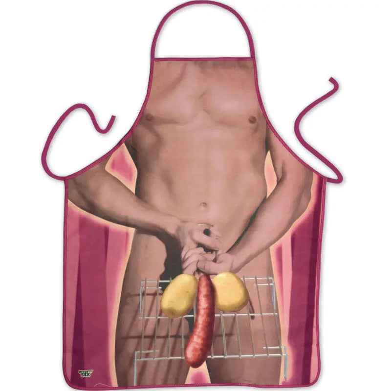 Tablier Érotique Butifarra Polyester Noir - Diablo Picante
