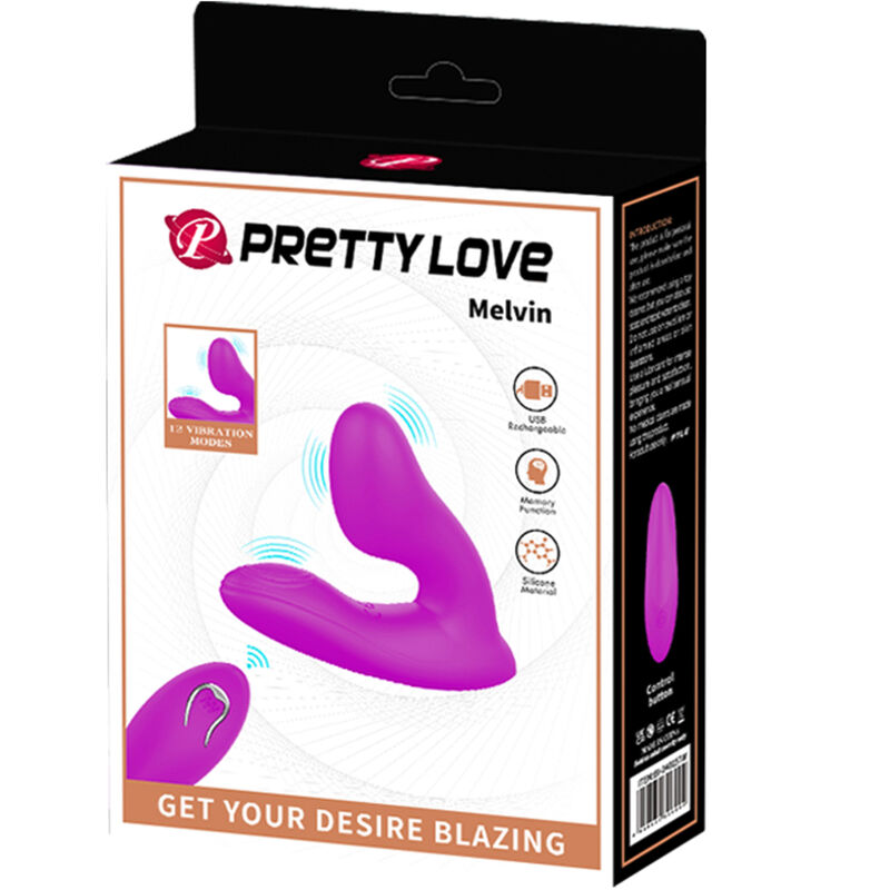 Stimulateur Clitoris et Point G Melvin - Pretty Love - PRETTY LOVE