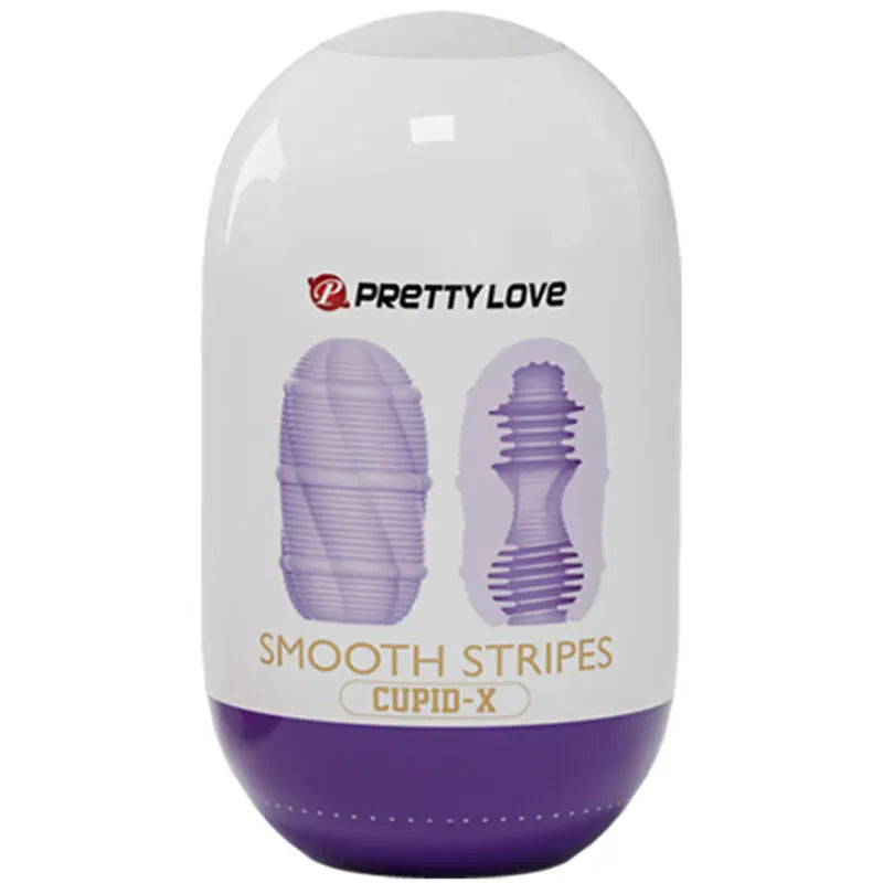 Masturbateur Oeuf Cupid Rayures Lisses - Pretty Love - PRETTY LOVE MALE