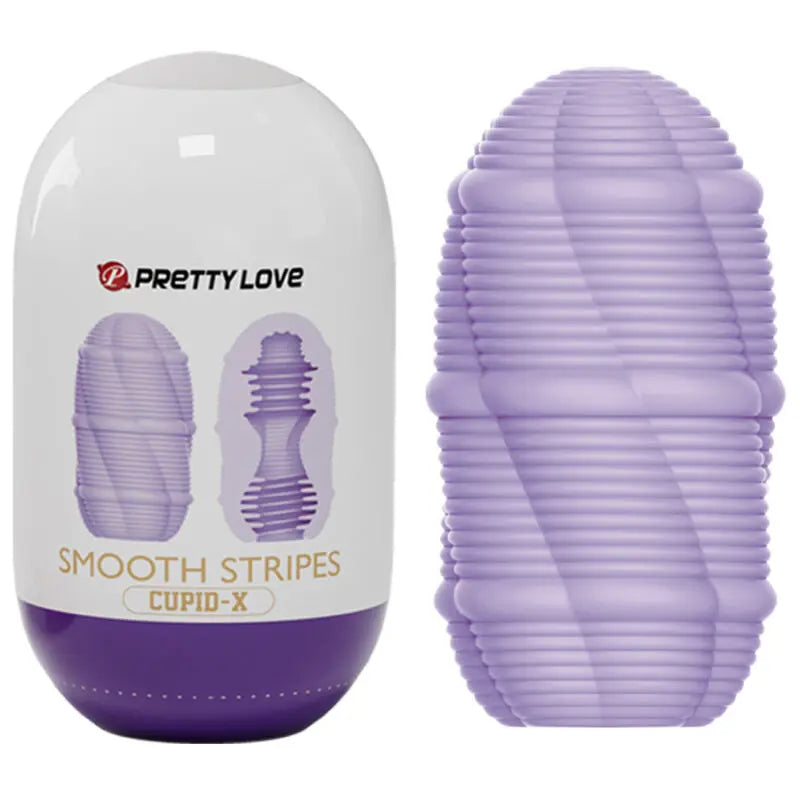Masturbateur Oeuf Cupid Rayures Lisses - Pretty Love - PRETTY LOVE MALE