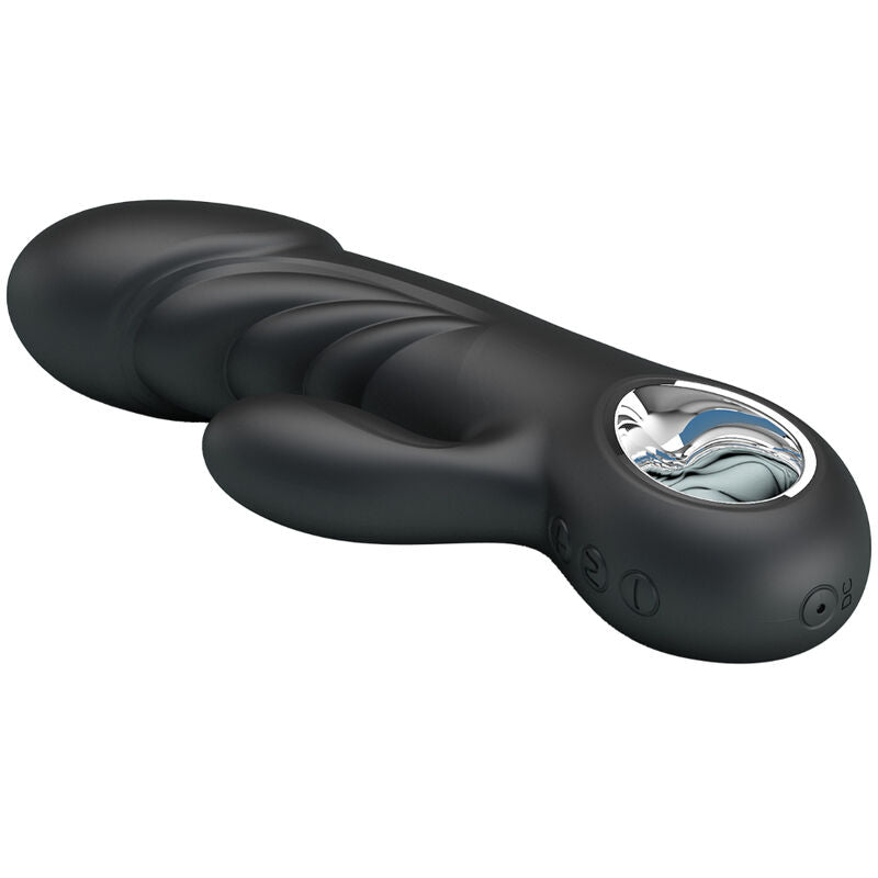 Vibromasseur Ansel Double Stimulation Noir - Pretty Love - PRETTY LOVE