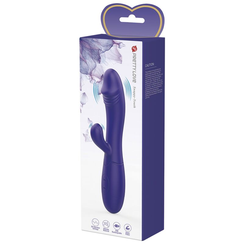 Stimulateur Point G Vibrateur Snappy Youth Violet - Pretty Love - PRETTY LOVE LED