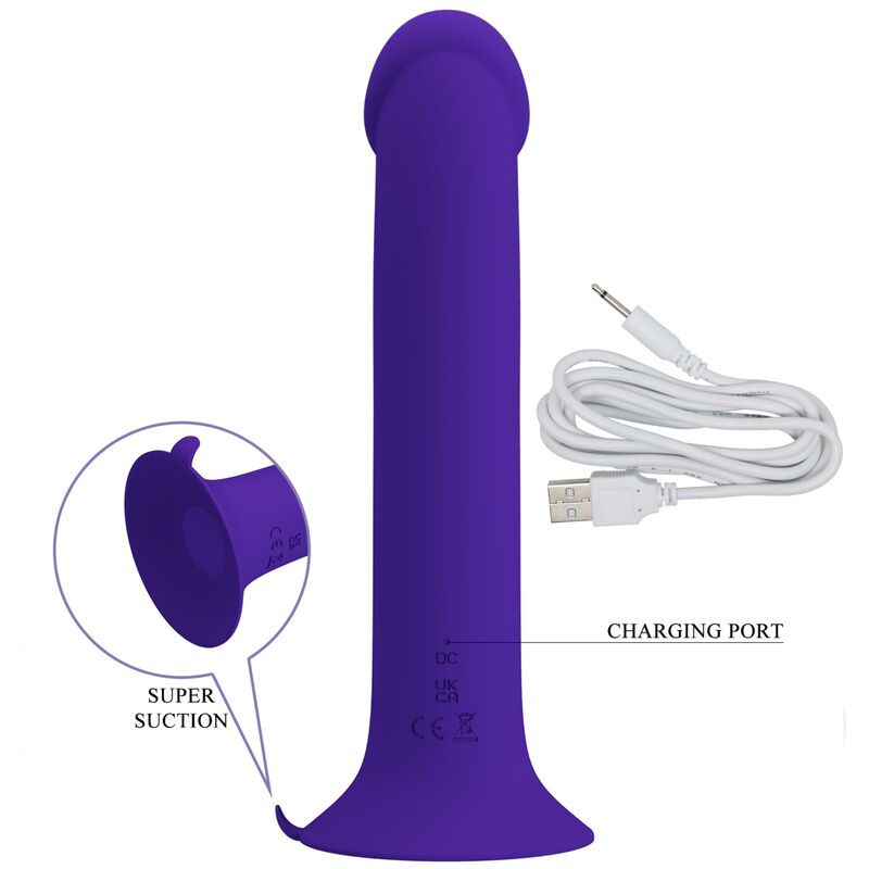 Gode Vibrant Murray Youth Violet Rechargeable - Pretty Love - PRETTY LOVE LED