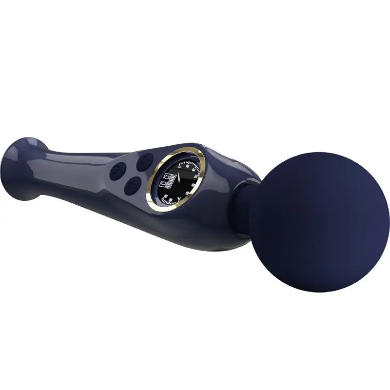 Stimulateur Wand Skyler 10 Modes de Vibration Bleu - Pretty Love - PRETTY LOVE LED