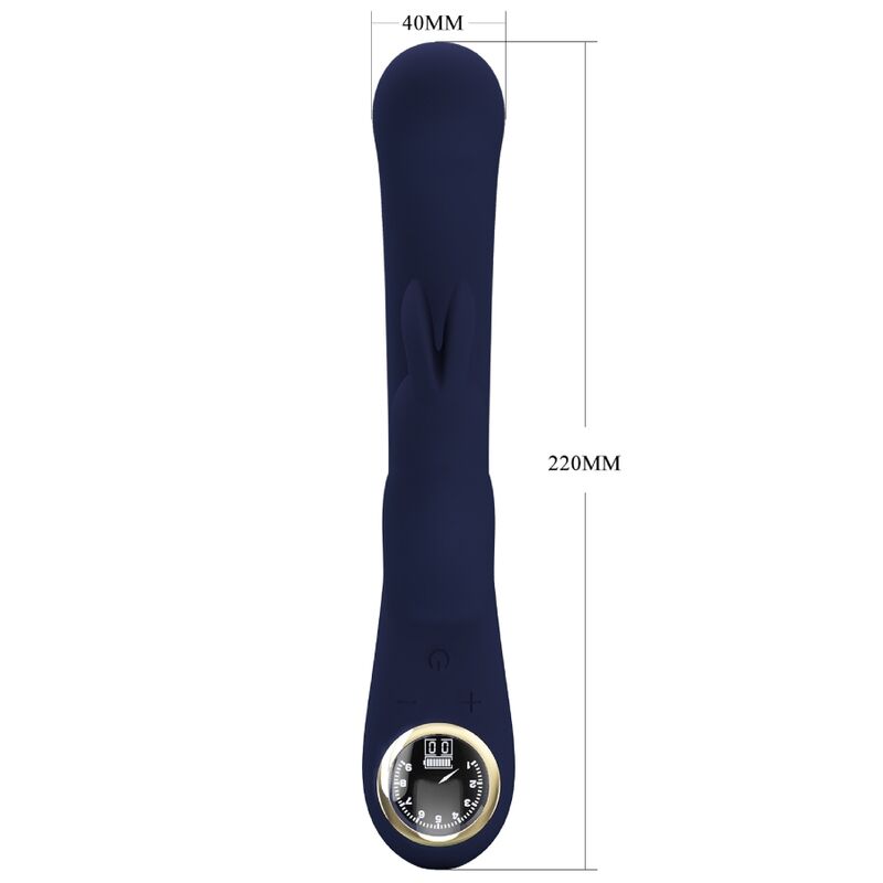 Pretty Love – Vibromasseur Rabbit Étanche et Rechargeable Bleu