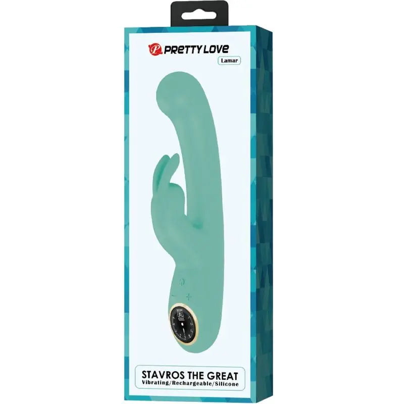 Pretty Love – Vibromasseur Rabbit Étanche et Rechargeable Vert