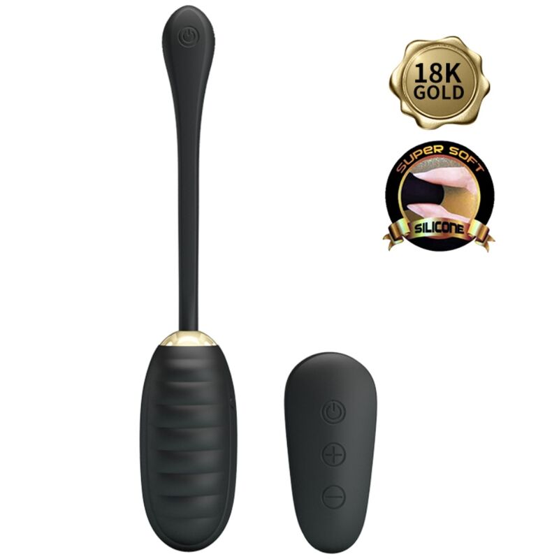 Pretty Love – Oeuf Vibrant de Luxe Rechargeable avec Télécommande – Or