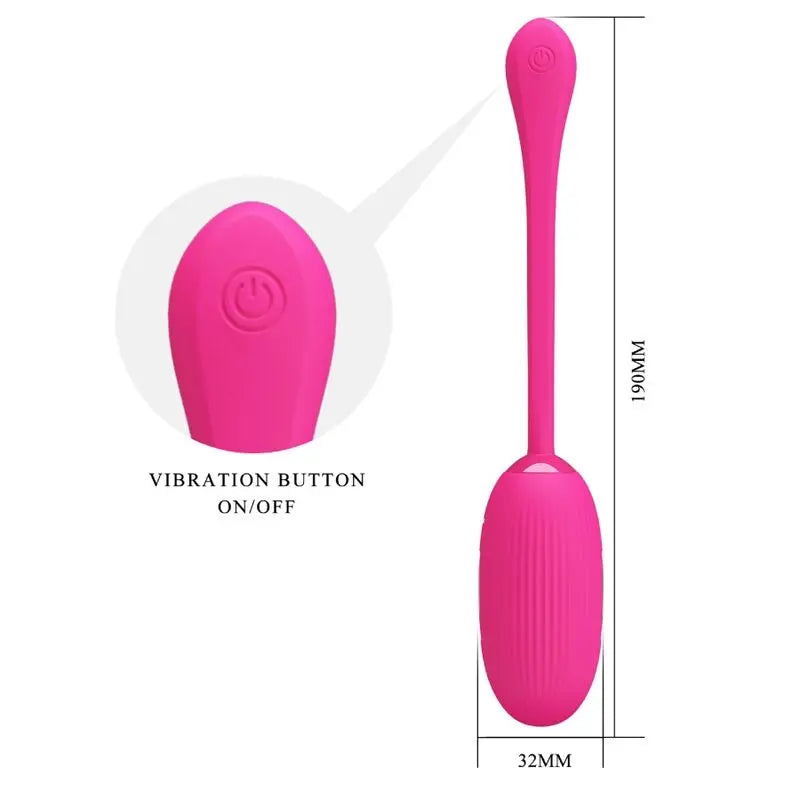 Pretty Love – Oeuf vibrant connecté contrôle smartphone – Fuschia